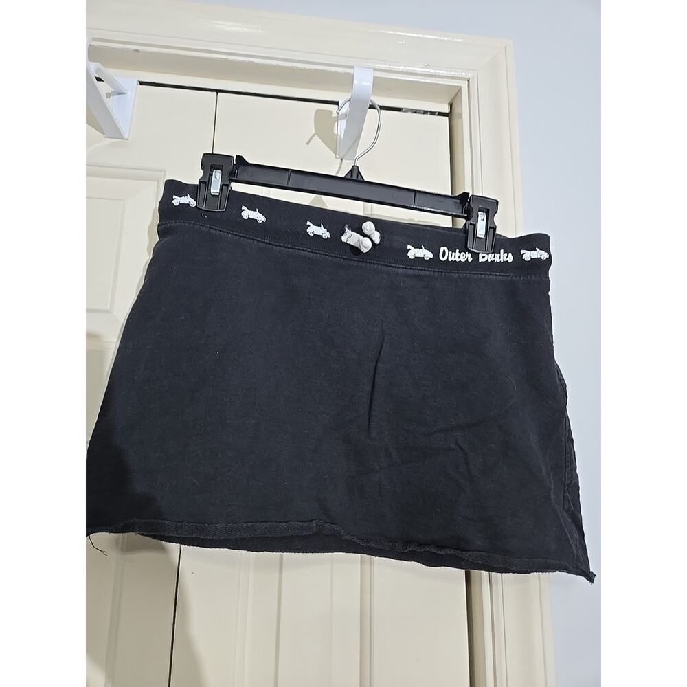 Outer Banks Mini Skirt Size Med Black Y2K Grunge Emo Punk Witchy